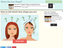 Tablet Screenshot of face-shape.com